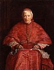 Henry Canvas Paintings - portrait of John Henry Cardinal Newman
